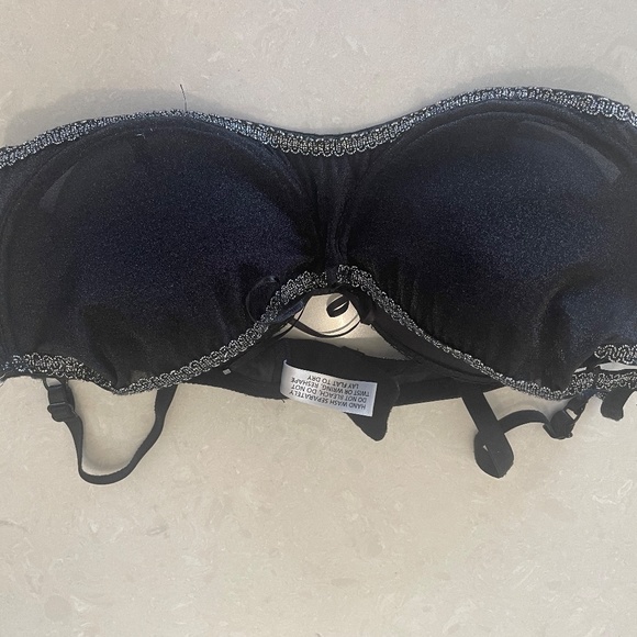 Sheer Black Blouse with Bonus Black Bra - Picture 7 of 10